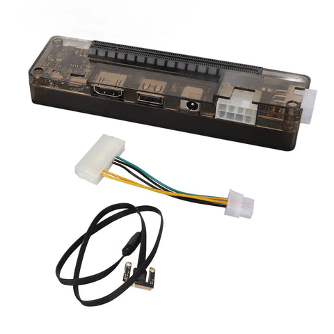 EXP GDC Laptop External Graphics Card Dock with 6&8 Pin Power Cable for mini PCI-E, Discrete Video Card Base PCB