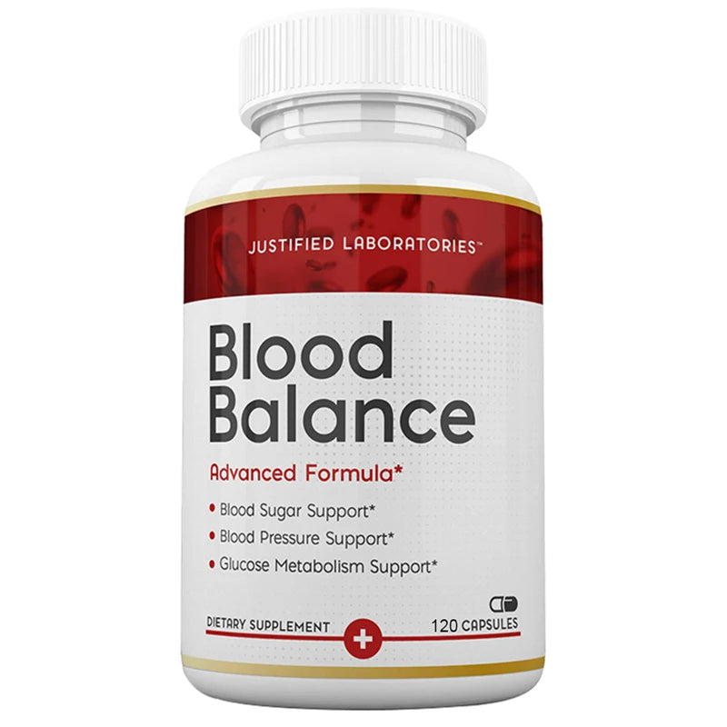 Blood Balancing Supplements - Balance Blood Sugar, Blood Pressure, Heart Health，Glucose Metabolism Support - 120 Capsules